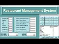 Restaurant Billing System in Python with source code Source Code Projects