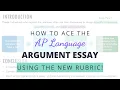 How to Ace the AP Language Argument Essay