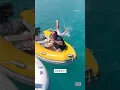 Boat Rescuer Falls Over Backward