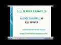 MERGE IN SQL SERVER MERGE STATEMENTS IN SQL