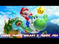 Lagu Super Mario Galaxy 2 Music Mix - Live Animation w/ Timestamps - Music for Relaxing/Studying/Working