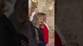 Meloni Gives Macron A Withering Look After They Clash Over Abortion 