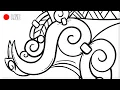 LIVE - Drawing a Viking Boar