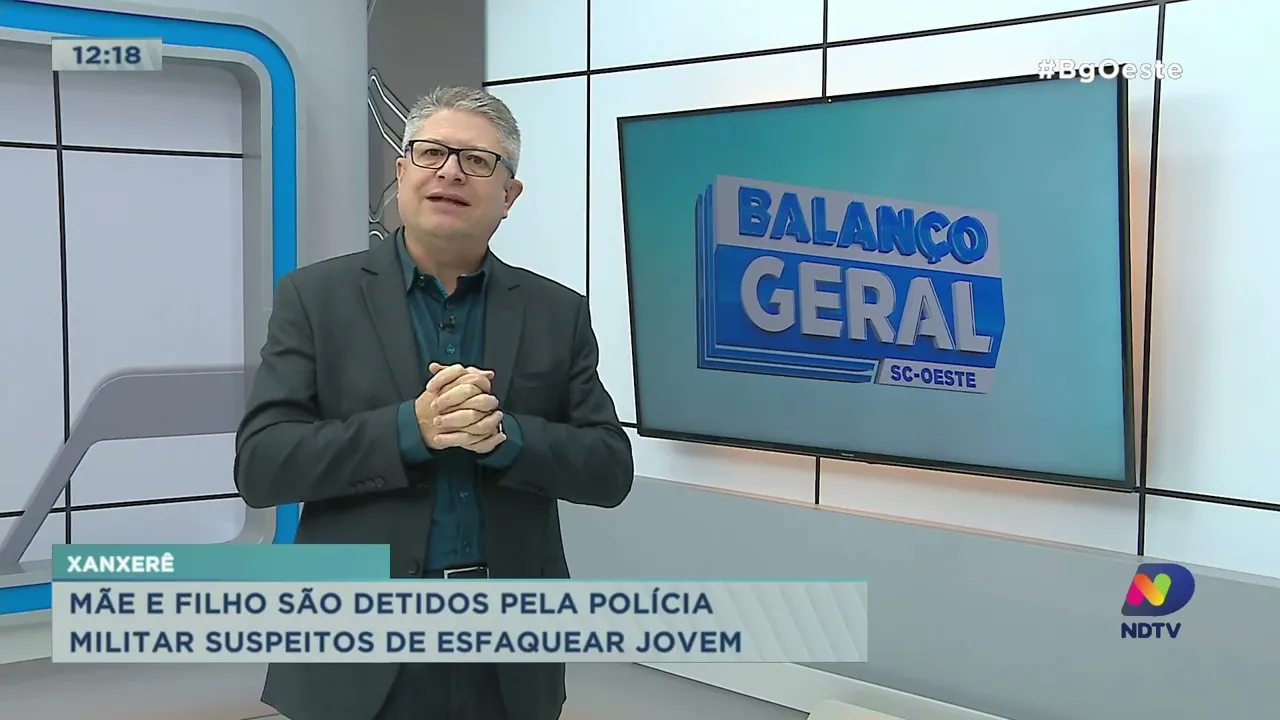 Mãe e filho são detidos pela Polícia Militar de esfaquear jovem