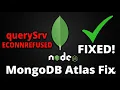 How to Fix mongoDB Atlas ERROR