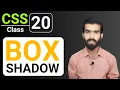 CSS Tutorial CSS Box Shadow Effect CSS full course for beginners Class 20
