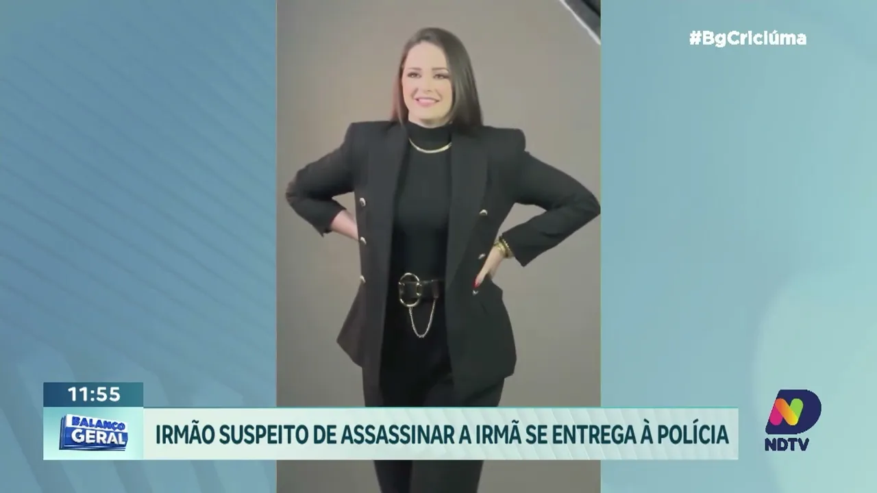 Suspeito de matar irmã grávida em Gravatal se entrega à polícia