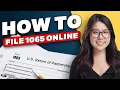 How to File Form 1065 Online for Multi-Member LLCs Step-by-Step