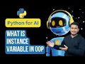 What is instance variable in OOP Python for AI