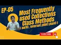 Using sort reverse min max in Collection Framework Java Collection Playlist