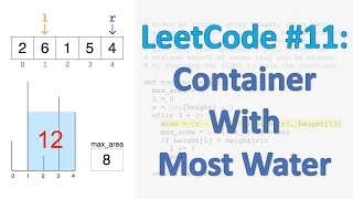 LeetCode 11 Container With Most Water