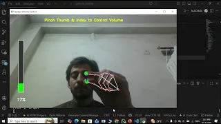 Volume Control by Hand Gesture Using Python OpenCV