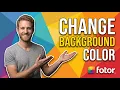 How To Change Background Color In Fotor Easy Guide