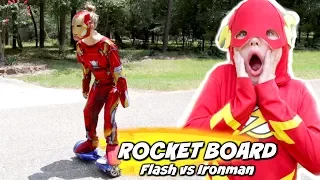 Download The Rocket Board: Flash vs Ironman Race games Edition MP3
