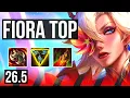 FIORA vs MORDEKAISER TOP 73K damage Good KDA 4 NA Grandmaster 26 5