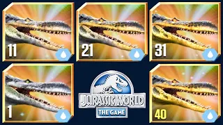 NEW PURUSSAURUS MAX LEVEL 40 FEEDING (JURASSIC WORLD THE GAME)