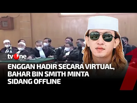 Bahar bin Smith Meminta Sidang Digelar Offline