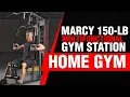 Marcy 150-lb Multifunctional Home Gym Station for Total Body Training