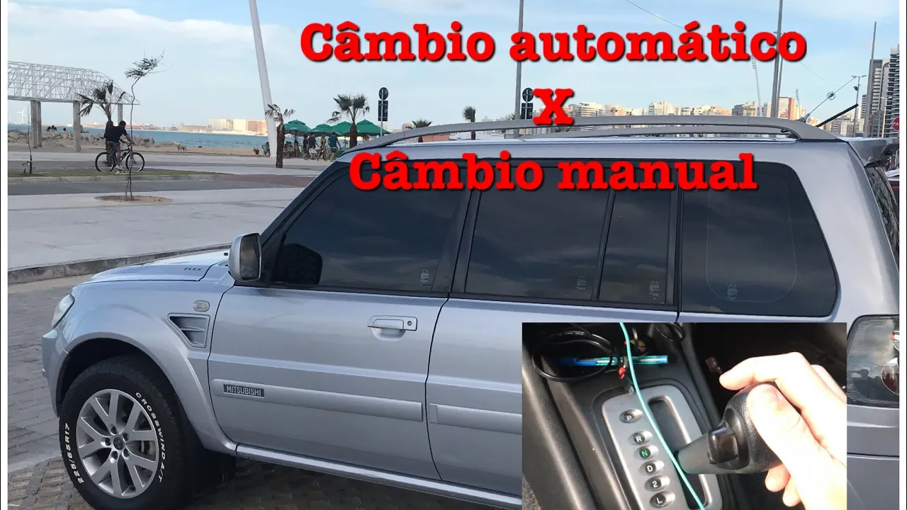 Câmbio automático x manual mitsubishi Pajero Tr4 4x4. Dica tutorial uso do câmbio offroad trilha