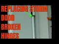 Andersen 4000 Series Storm Door - How To Replace Broken Hinges Z-Bar