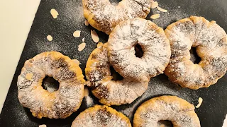 Apple cinnamon rings in puff pastry