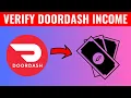 How To Verify Doordash Income