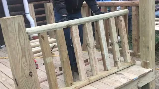 RIDICULOUSLY low cost porch railings