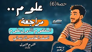 مراجعة المفهوم الاول علوم احتياجات النبات الصف الخامس الابتدائي خامسة ابتدائي مستر محمد ابراهيم2026 