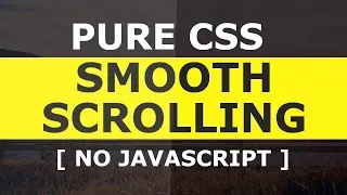 Pure CSS3 Smooth Scrolling To A DIV OnClick - No Javascript