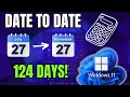 How to Use Date Calculation on Windows 11