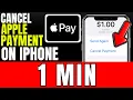 How To Cancel Apple Pay Payment On Iphone 2026