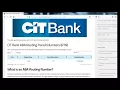 How To Find CIT Bank Routing Number