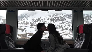FOMOS CONHECER A SUÍÇA DE TREM 🇨🇭