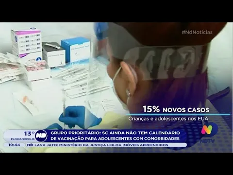 SC ainda não tem calendário de vacinação para adolescentes com comorbidades