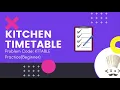 KITCHEN TIMETABLE - KTTABLE SOLUTION CODECHEF SOLUTION PRACTICE BEGINNER