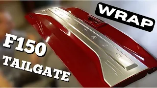 Gloss Black No More Chrome Tailgate Wrap