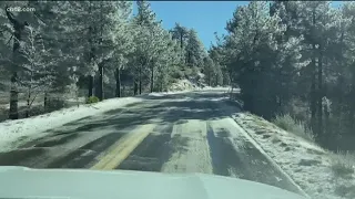 Winter wonderland in the Laguna Mountains