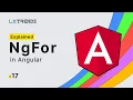 NgFor in Angular 16 by uxtrendz 2023