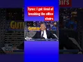 Tyrus shares that he took Gutfeld s recliner for reparations