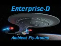 Lagu U.S.S. Enterprise NCC-1701-D Ambient Fly-Around | 1 Hour | A Star Trek Fan Animation