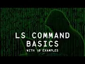 Master the ls Command with 10 examples Command line basics