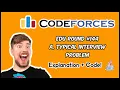 Codeforces Edu Round Solution Problem A TYPICAL INTERVIEW PROBLEM Explanation Code
