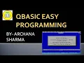 Q BASIC PROGRAMMING ADDING TWO NUMBERS PRINTING NAME