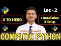 Python Full Course Lecture 2 Installation Setup Code Neuron