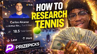 How I Research Tennis Picks on PrizePicks Two6zero Strategy Breakdown