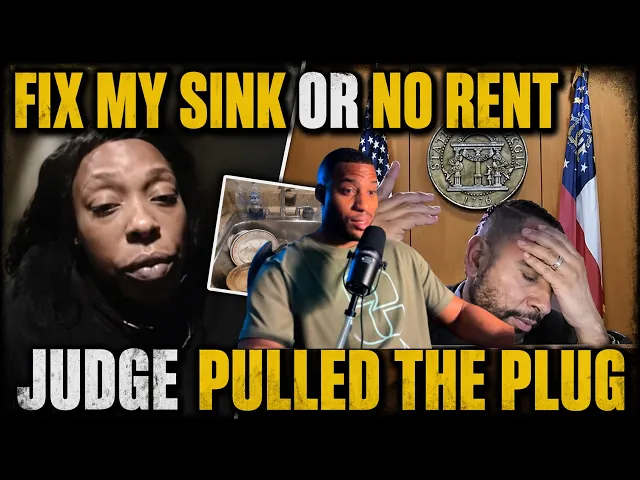 🤯 "I'M NOT PAYING UNTIL MY SINK IS FIXED!" She Withheld Rent For That Reason… Judge Pulled The Plug.