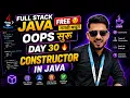 Full Stack Java Free Constructor in Java Day 30 aadiandjava 2 0