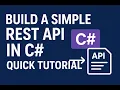Build a Simple REST API in C with VS Code Quick Tutorial Part 1