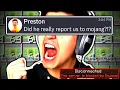 I Finally Reported PrestonPlayz SHADY Minecraft Server...