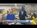 Georgia U S Senator Raphael Warnock visits Columbus touting workforce legislation
